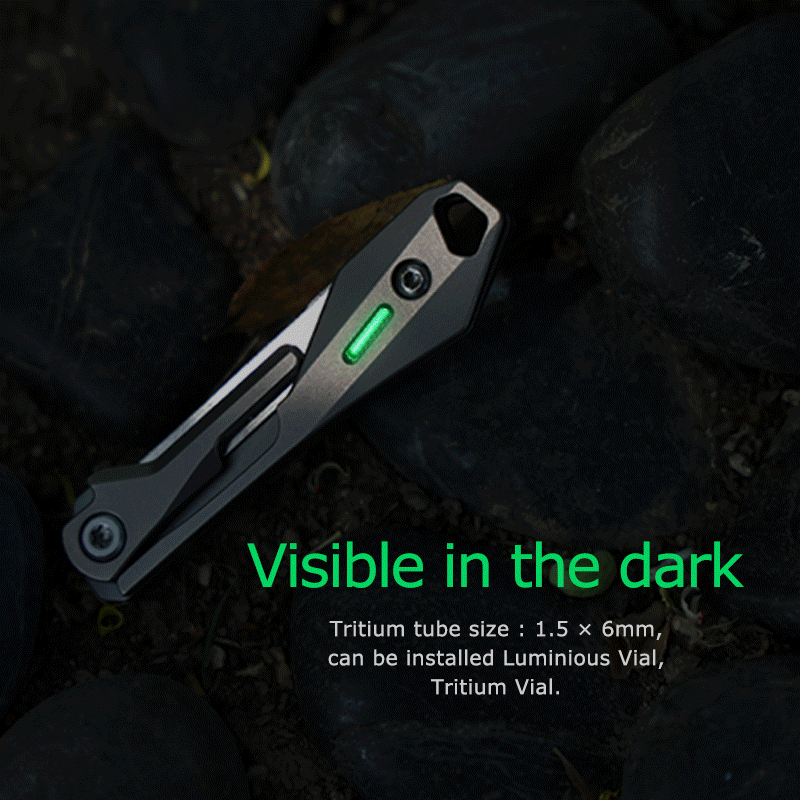 Titanium Folding Knife – Scalpel GR5 Micro Replaceable Blade EDC TSA Compliant Travel detail image - detail view 16
