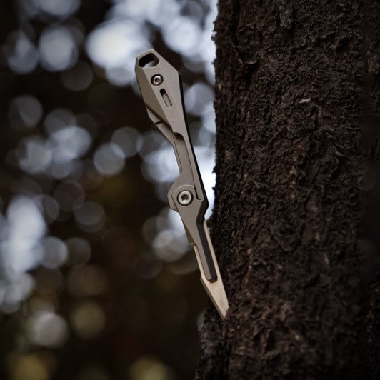 Titanium Folding Knife – Scalpel GR5 Micro Replaceable Blade EDC TSA Compliant Travel product image