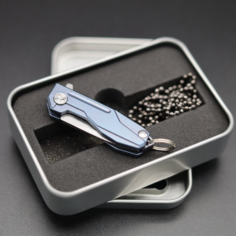 Titanium Folding Knife – Talon-X Speedster with Ultra-Portable Keychain EDC variant image
