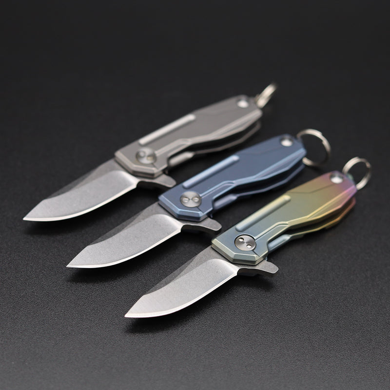 Titanium Folding Knife – Talon-X Speedster with Ultra-Portable Keychain EDC detail image - detail view 3