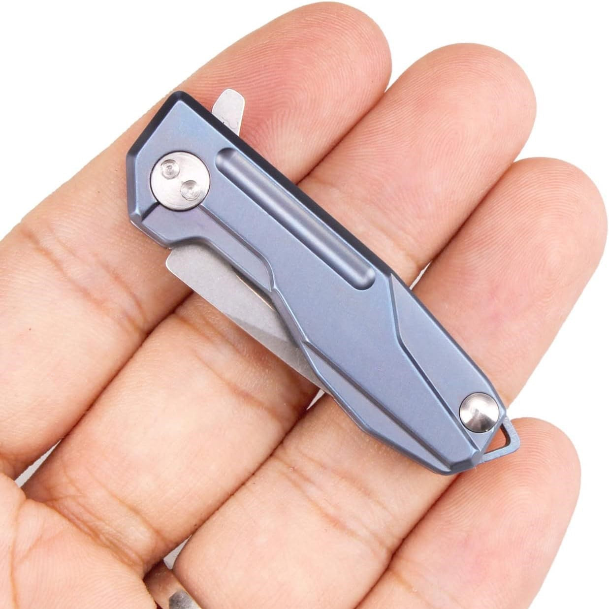 Titanium Folding Knife – Talon-X Speedster with Ultra-Portable Keychain EDC detail image - detail view 8