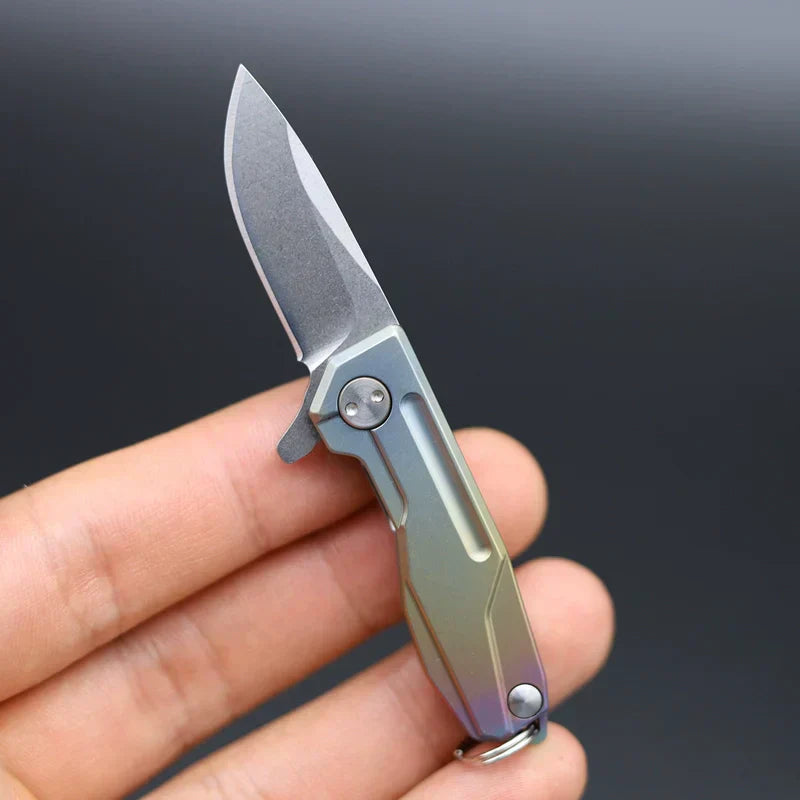 Titanium Folding Knife – Talon-X Speedster with Ultra-Portable Keychain EDC product image