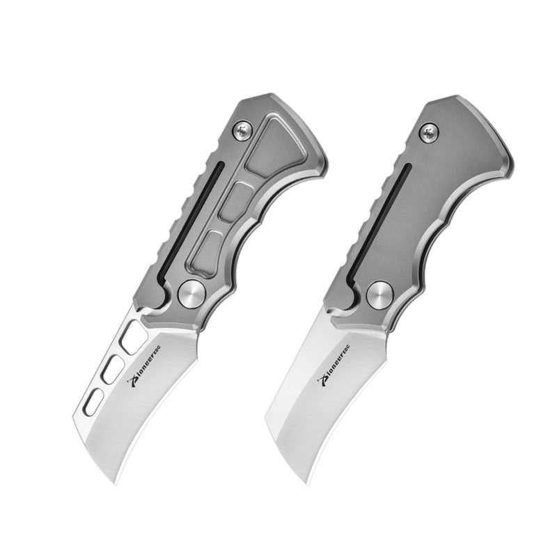Titanium Folding Knife – Titan Claw Mini EDC with 14C28N Steel & GR5 Handle detail image - detail view 5