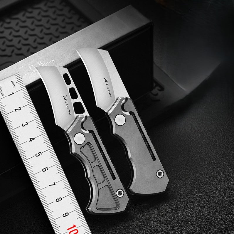 Titanium Folding Knife – Titan Claw Mini EDC with 14C28N Steel & GR5 Handle detail image - detail view 8