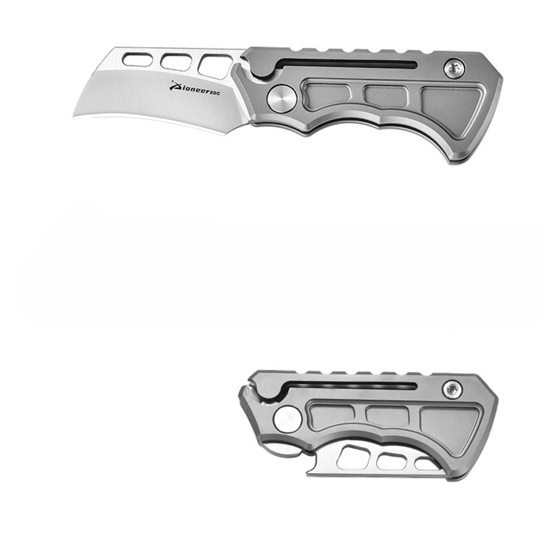 Titanium Folding Knife – Titan Claw Mini EDC with 14C28N Steel & GR5 Handle variant image - product view 12