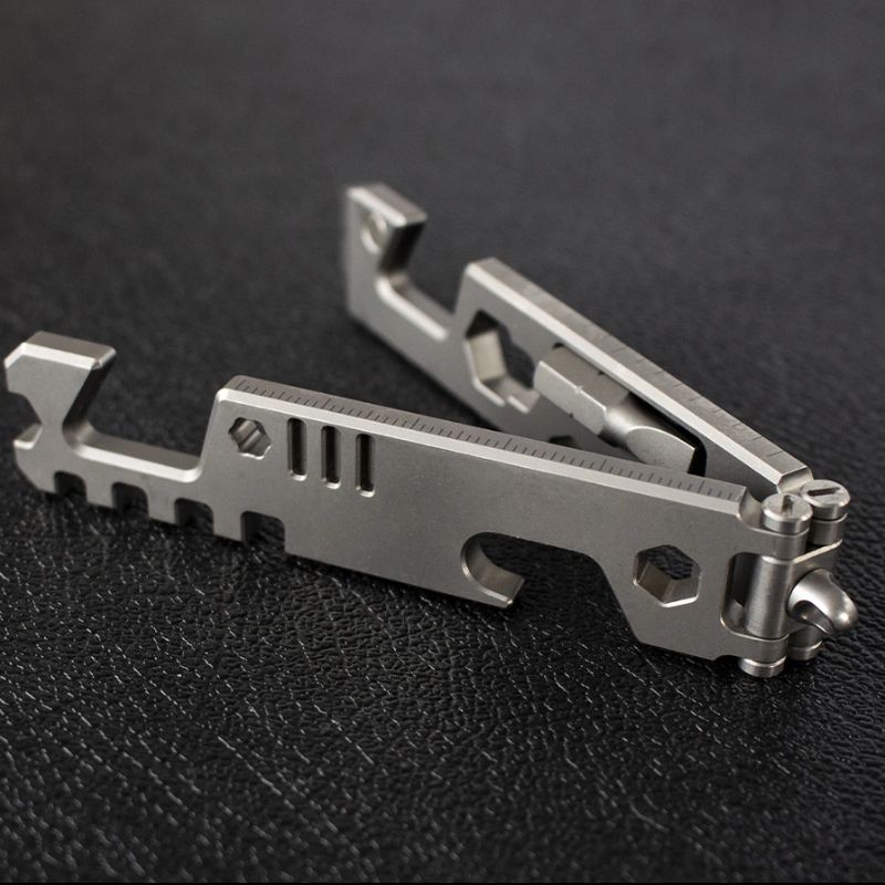 Titanium Folding Phone Stand – AceStand Foldable EDC with Multi-Functional Portable detail image - detail view 6