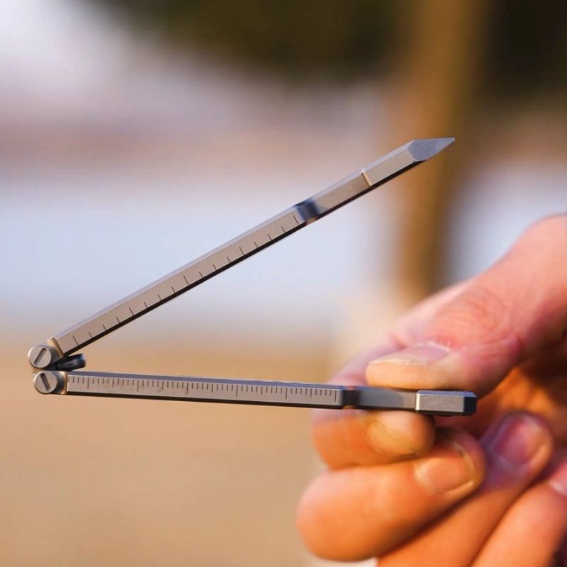 Titanium Folding Phone Stand – AceStand Foldable EDC with Multi-Functional Portable detail image - detail view 7