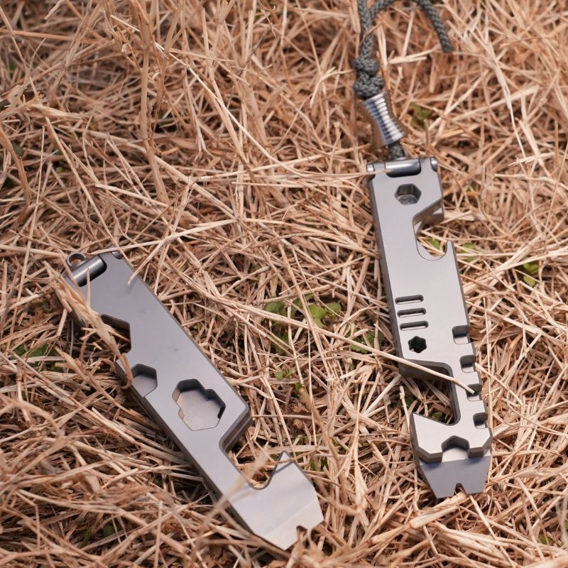 Titanium Folding Phone Stand – AceStand Foldable EDC with Multi-Functional Portable product image