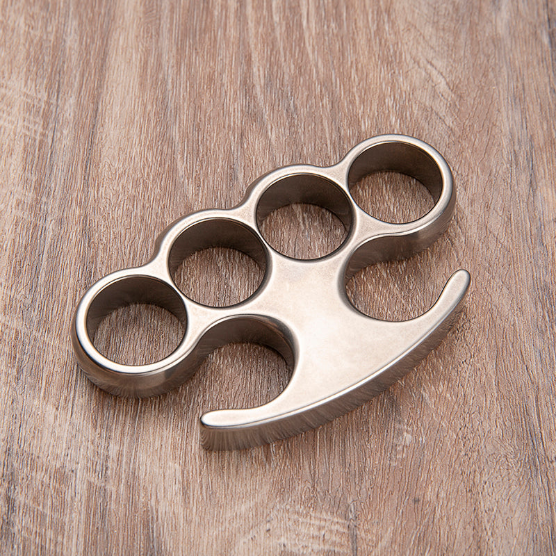 Titanium Four Finger Knuckles – Lincoln Style Stonewash Vintage Design detail image - detail view 3
