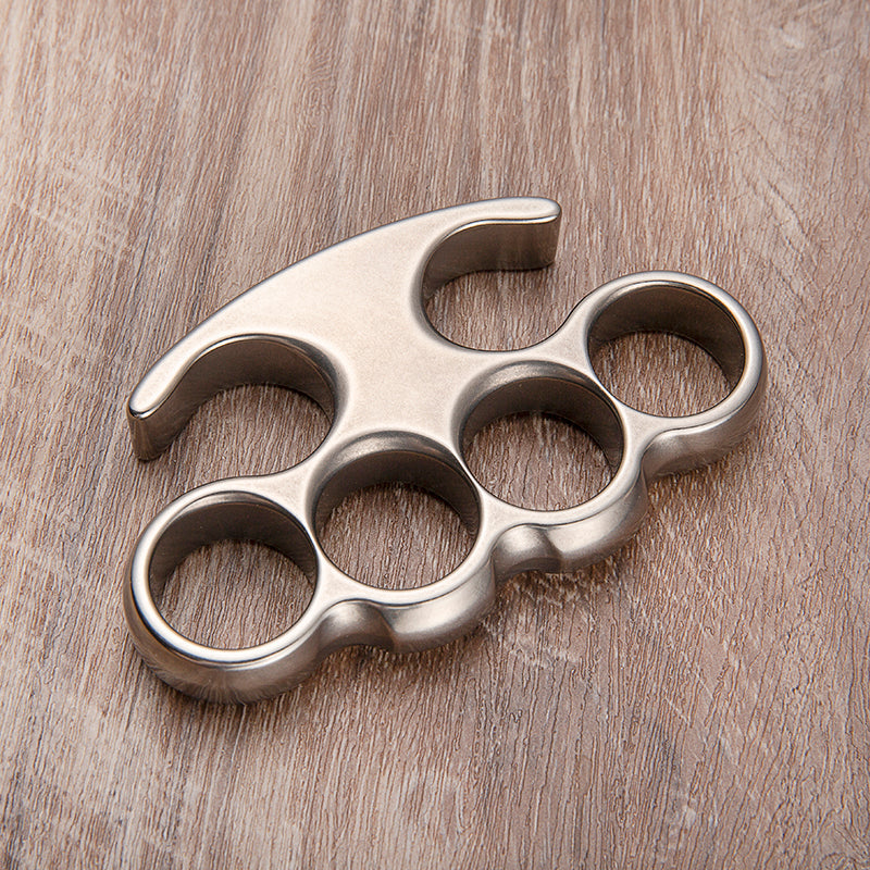 Titanium Four Finger Knuckles – Lincoln Style Stonewash Vintage Design detail image - detail view 4