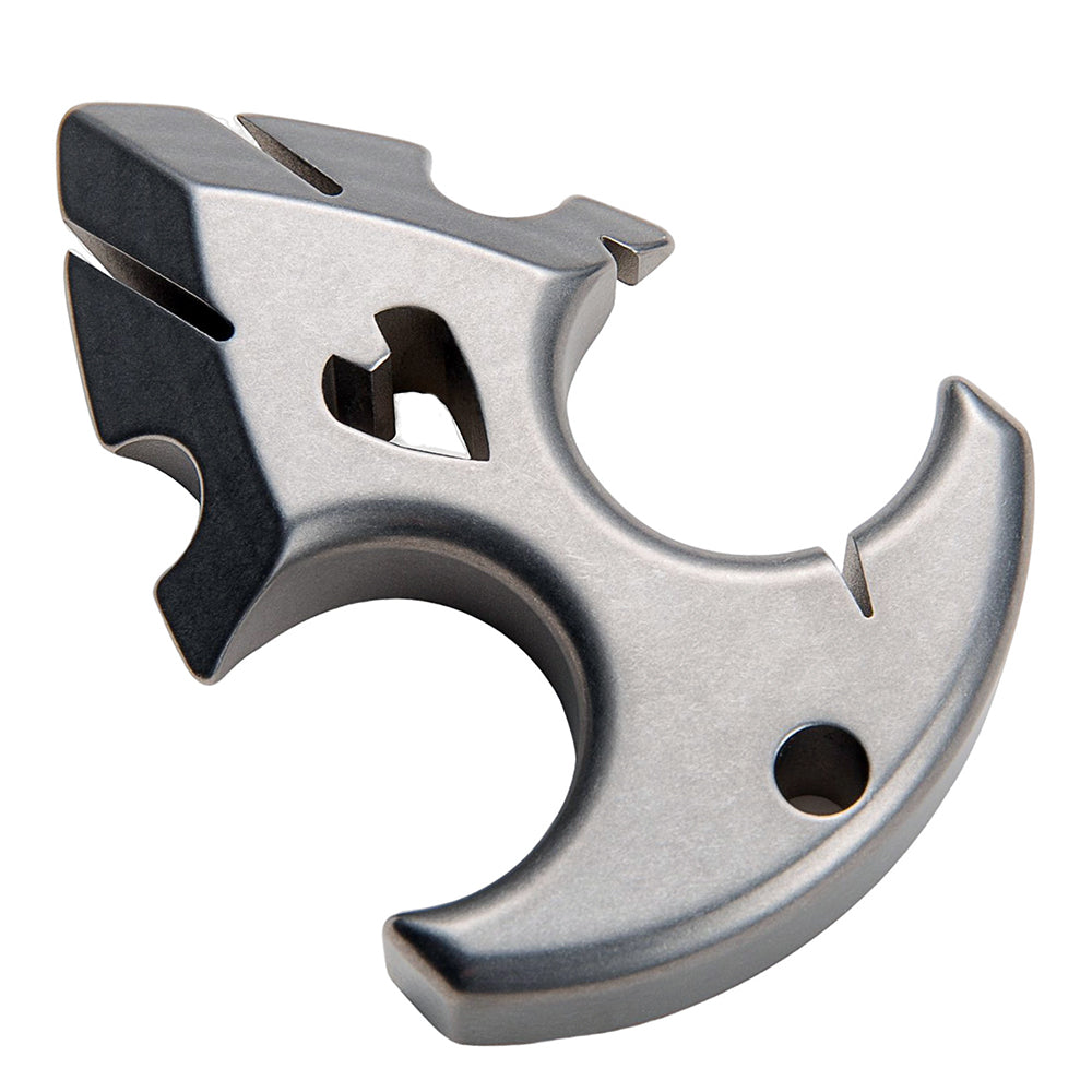 Titanium Knuckles – TC4 Ultra-Thick Push Dagger Ring with Sandblasted 15mm Lightweight product image