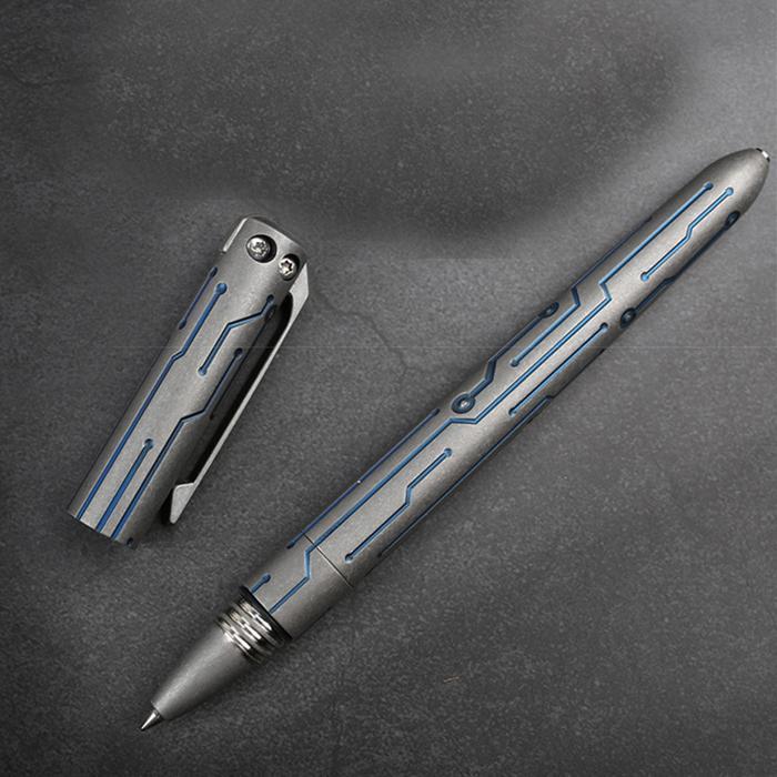 Titanium Kubotan – T800 Tactical Pen Glass Breaker for Writing, Everyday Carry detail image