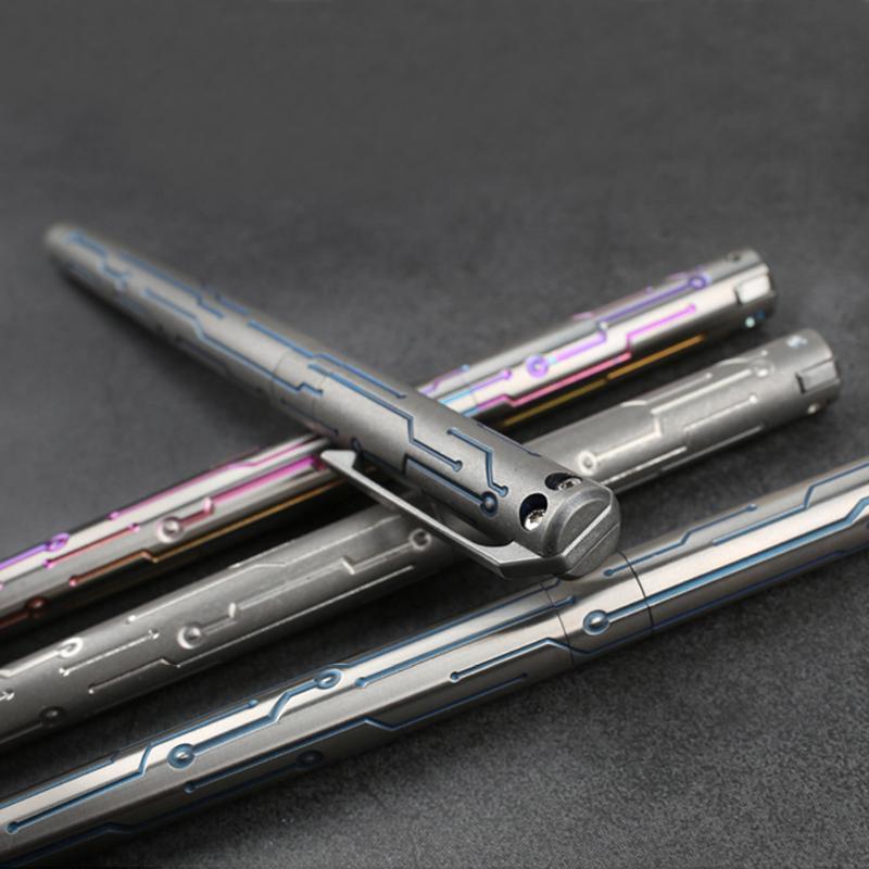 Titanium Kubotan – T800 Tactical Pen Glass Breaker for Writing, Everyday Carry detail image - detail view 6