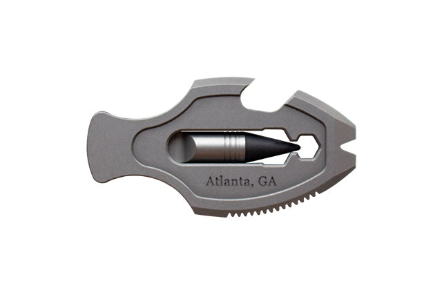 Titanium Pendant – Flounder 1.0 EDC with Multi-Tool with Pen & Firestarter detail image - detail view 15