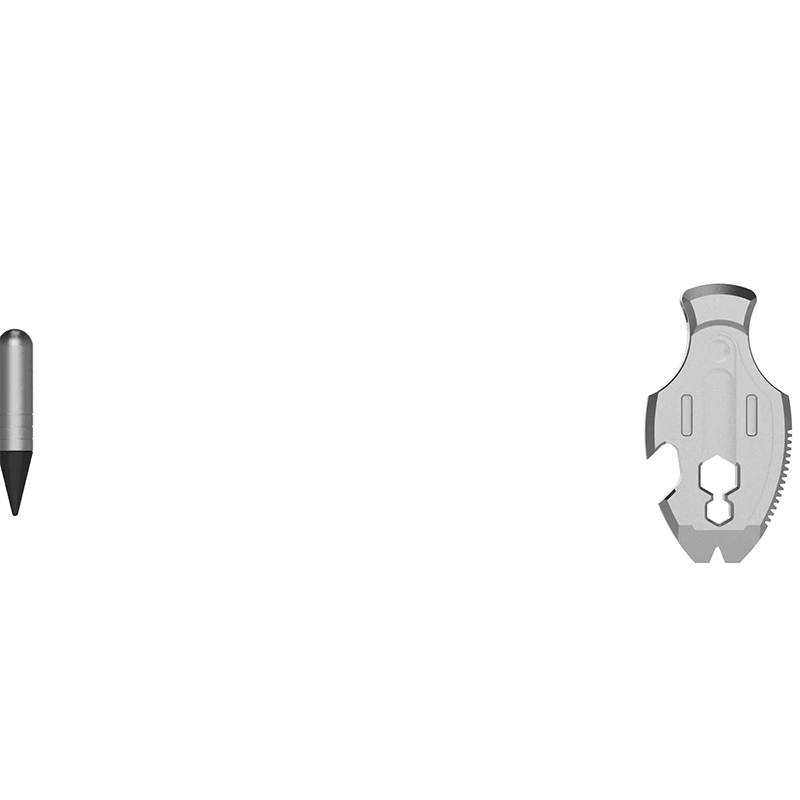 Titanium Pendant – Flounder 1.0 EDC with Multi-Tool with Pen & Firestarter detail image - detail view 6