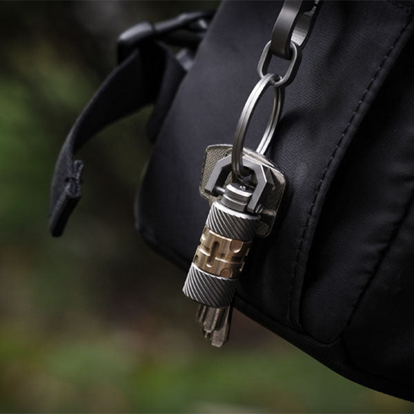 Titanium Pendant – ScrewMaster EDC with Lanyard Bead for Desk Breaks, Collecting detail image - detail view 3