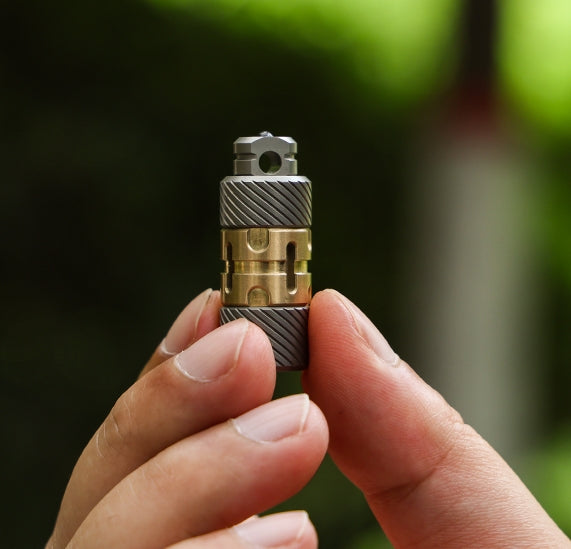 Titanium Pendant – ScrewMaster EDC with Lanyard Bead for Desk Breaks, Collecting variant image
