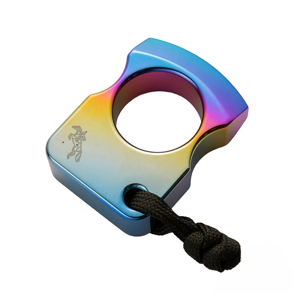 Titanium Ring – TC4 Single Finger with 15mm Thick Anodized Color Lightweight product image