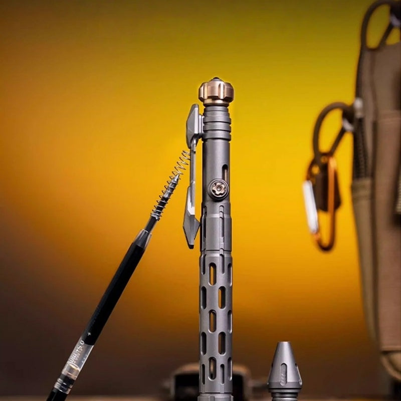 Titanium Tactical Pen – TITANER with Mech EDC Multi-Tool with Fidget Spinner detail image - detail view 3