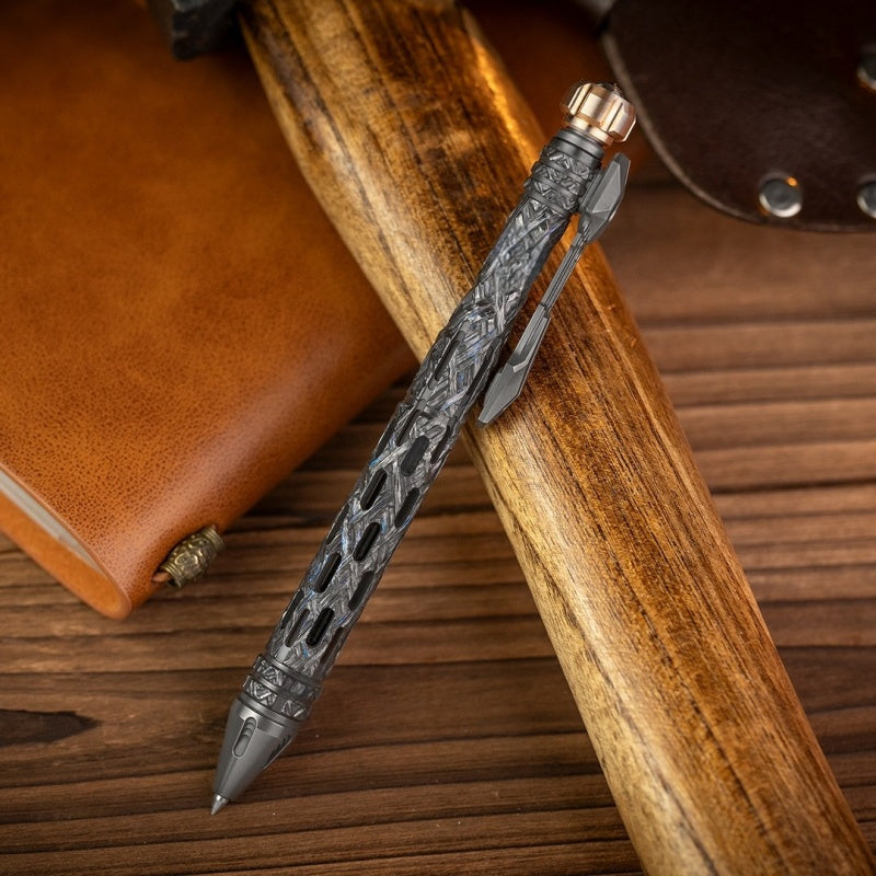Titanium Tactical Pen – TITANER with Mech EDC Multi-Tool with Fidget Spinner detail image - detail view 8