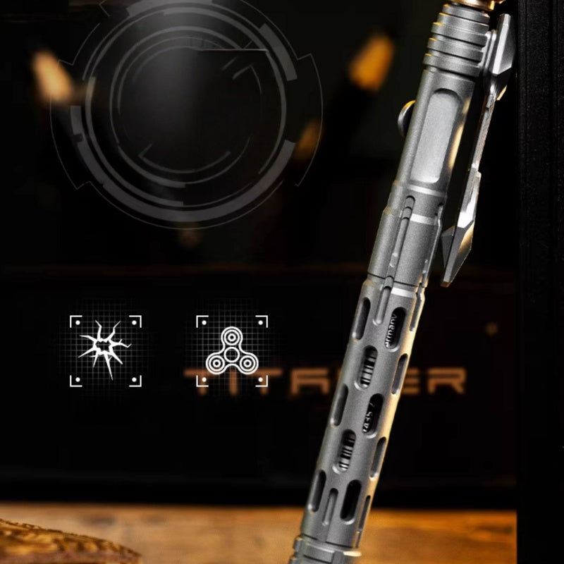 Titanium Tactical Pen – TITANER with Mech EDC Multi-Tool with Fidget Spinner detail image - detail view 9