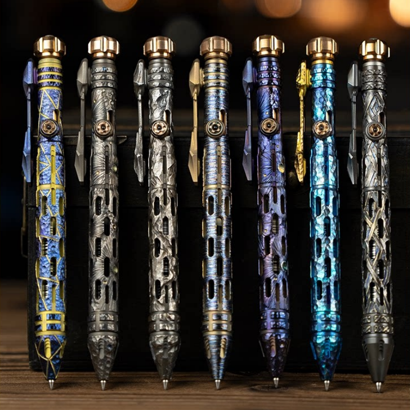Titanium Tactical Pen – TITANER with Mech EDC Multi-Tool with Fidget Spinner product image