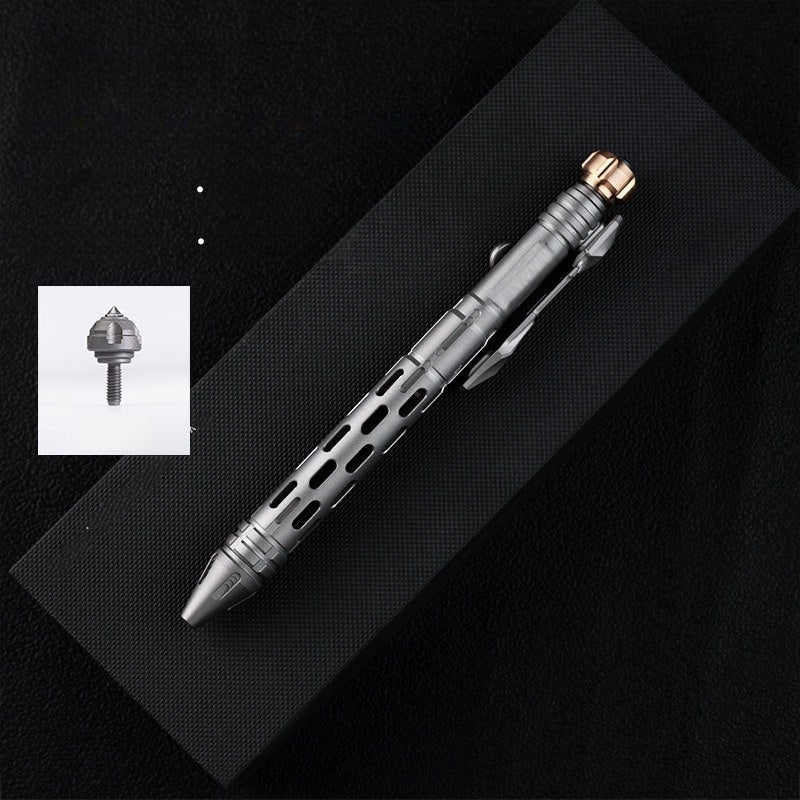 Titanium Tactical Pen – TITANER with Mech EDC Multi-Tool with Fidget Spinner variant image