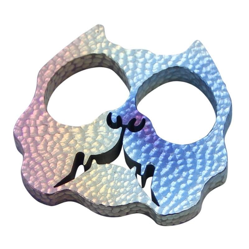 Titanium Two Finger Knuckles – Meteor Crater Oxidized Firing Ultra Light product image
