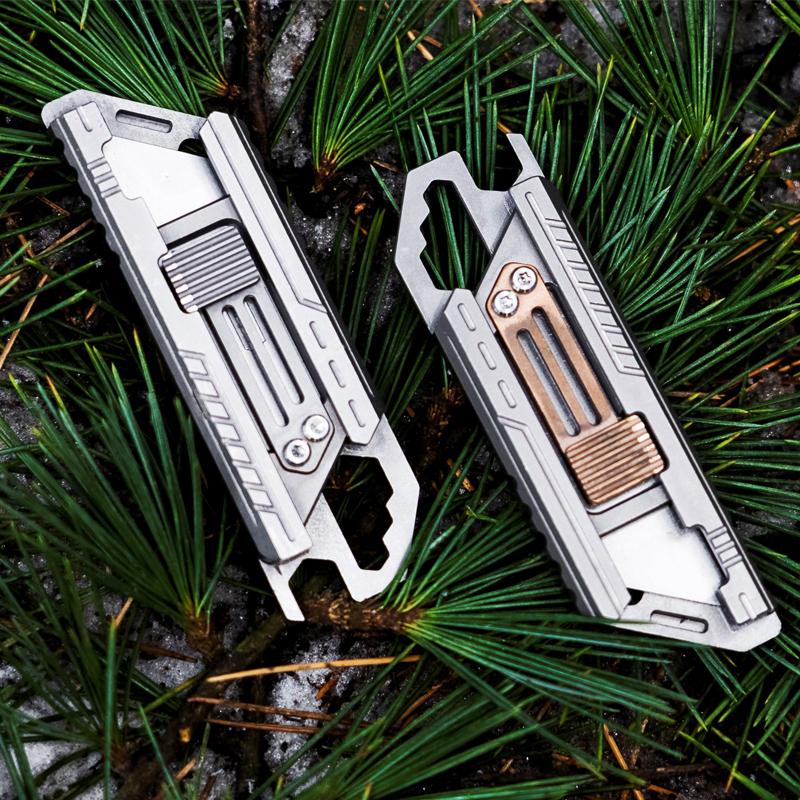 Titanium Utility Knife – SliceCard with Credit Card Size 9-in-1 EDC Multitool detail image - detail view 5
