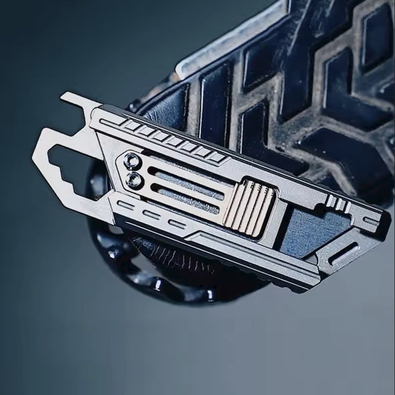 Titanium Utility Knife – SliceCard with Credit Card Size 9-in-1 EDC Multitool detail image - detail view 7