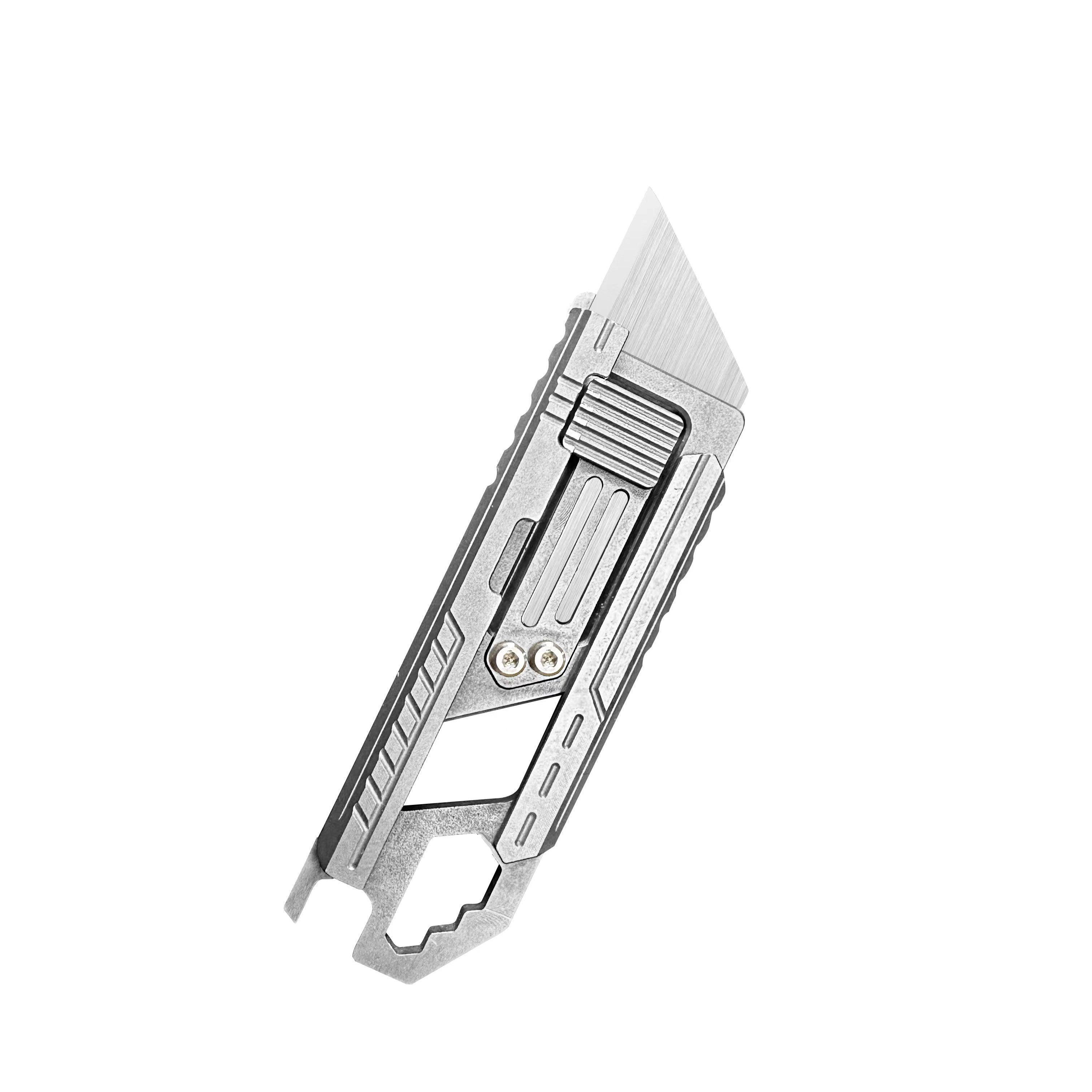 Titanium Utility Knife – SliceCard with Credit Card Size 9-in-1 EDC Multitool detail image - detail view 9