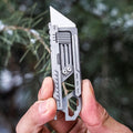 Titanium Utility Knife – SliceCard with Credit Card Size 9-in-1 EDC Multitool product image