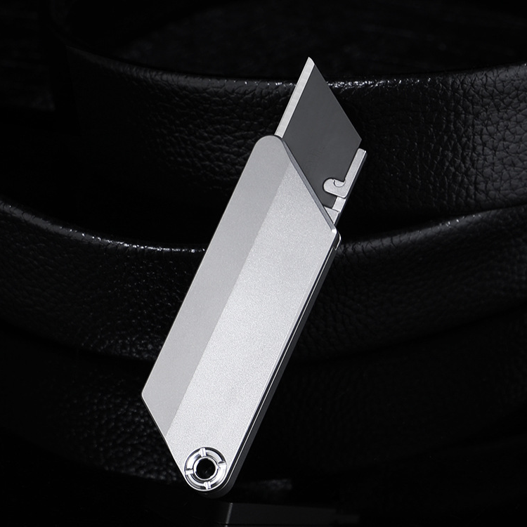 Titanium Utility Knife – TiFlex TC4 EDC with One-Handed Quick-Change Blade product image