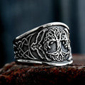 Tree of Life Signet Ring – Rune with of Viking Gothic Celtic Punk Statement product image