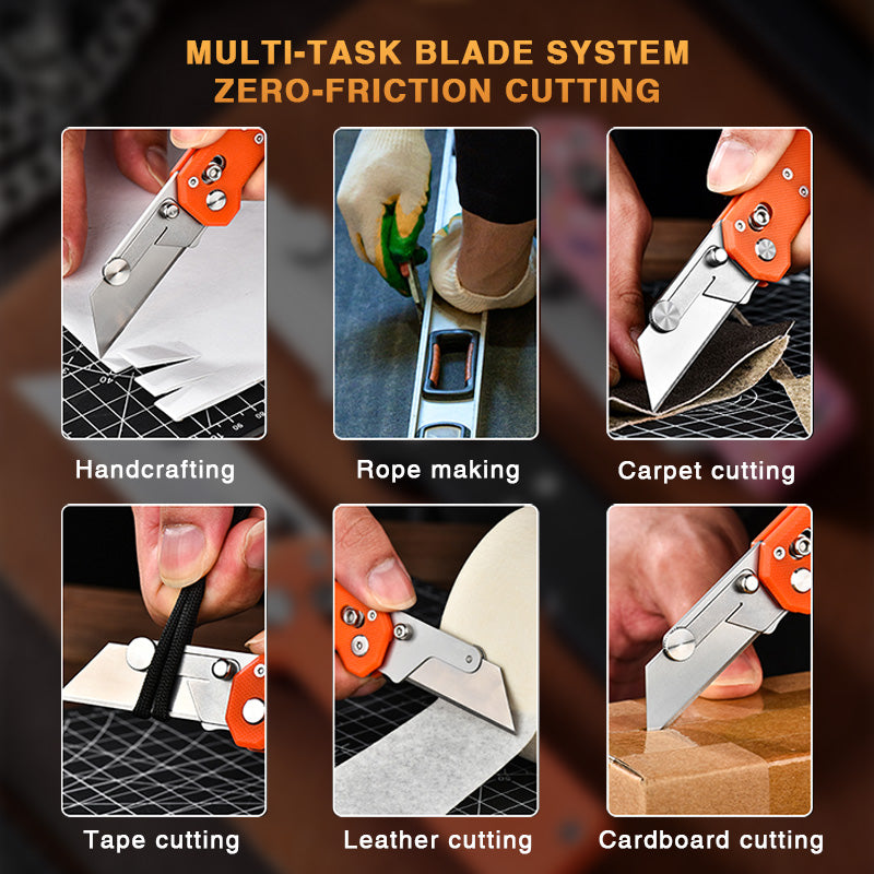 Utility Knife – ViperSlide Heavy-Duty Folding with G10 Handle detail image - detail view 10