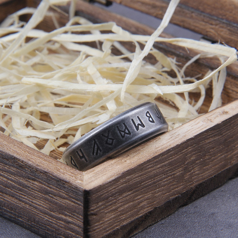 Valknut Ring – Norse with Viking Symbol 2-Piece Set for Alternative Styling, Collecting detail image - detail view 4