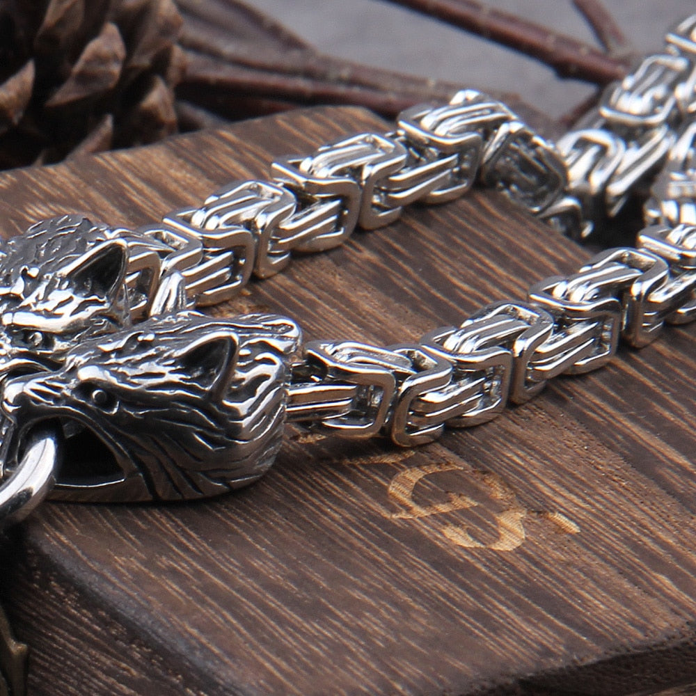 Viking Rune Necklace – Anchor with Njord Norse God Gothic Punk Statement detail image - detail view 3