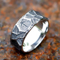Viking Rune Ring – Biker with Gothic Textured 316L Stainless Steel Statement product image