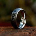 Viking Rune Ring – Norse with Amulet Gothic Punk Statement Silver Gold product image