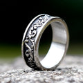 Viking Rune Ring – Punk with Gothic Spindrift Wave Biker Statement product image