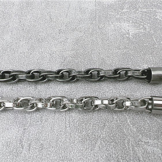 Vintage Dragon Bracelet – Six-Character Mantra with Twisted Bone Titanium Steel detail image - detail view 8