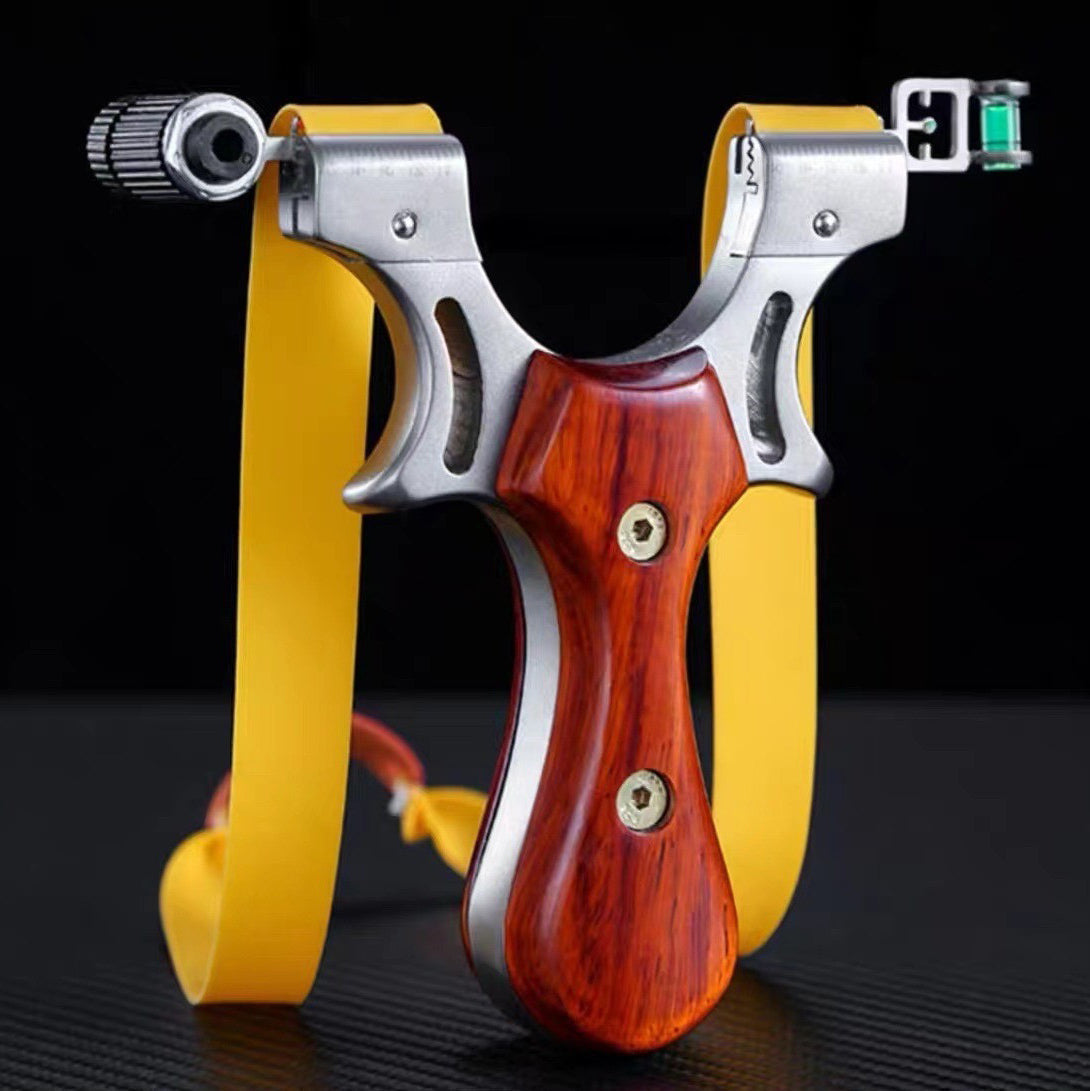 Wrist Brace Slingshot – Rocket with Stainless Steel Wood Handle Hunting detail image - detail view 3