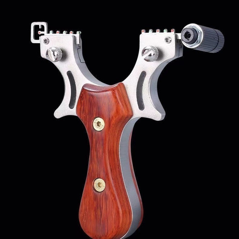 Wrist Brace Slingshot – Rocket with Stainless Steel Wood Handle Hunting detail image - detail view 4