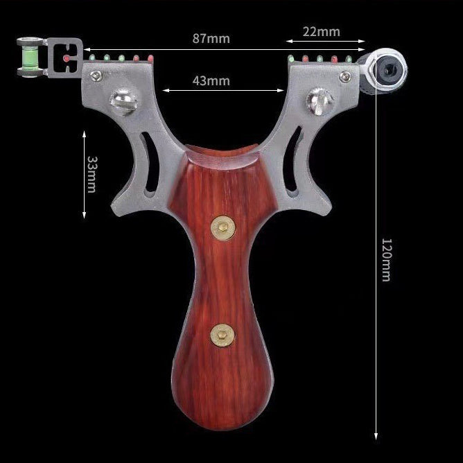 Wrist Brace Slingshot – Rocket with Stainless Steel Wood Handle Hunting detail image - detail view 6
