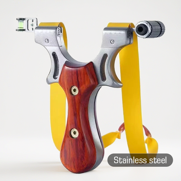 Wrist Brace Slingshot – Rocket with Stainless Steel Wood Handle Hunting product image